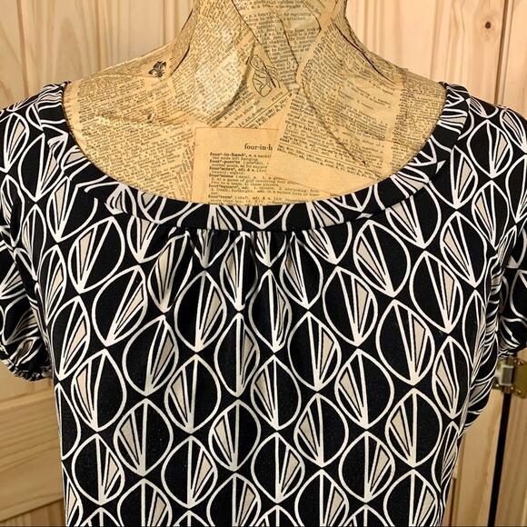 Worthington Stretch Cap Sleeve Tunic Top SZ L Classic Office Career Church Work - Picture 6 of 11